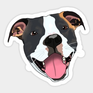 Cute Pitbull Sticker